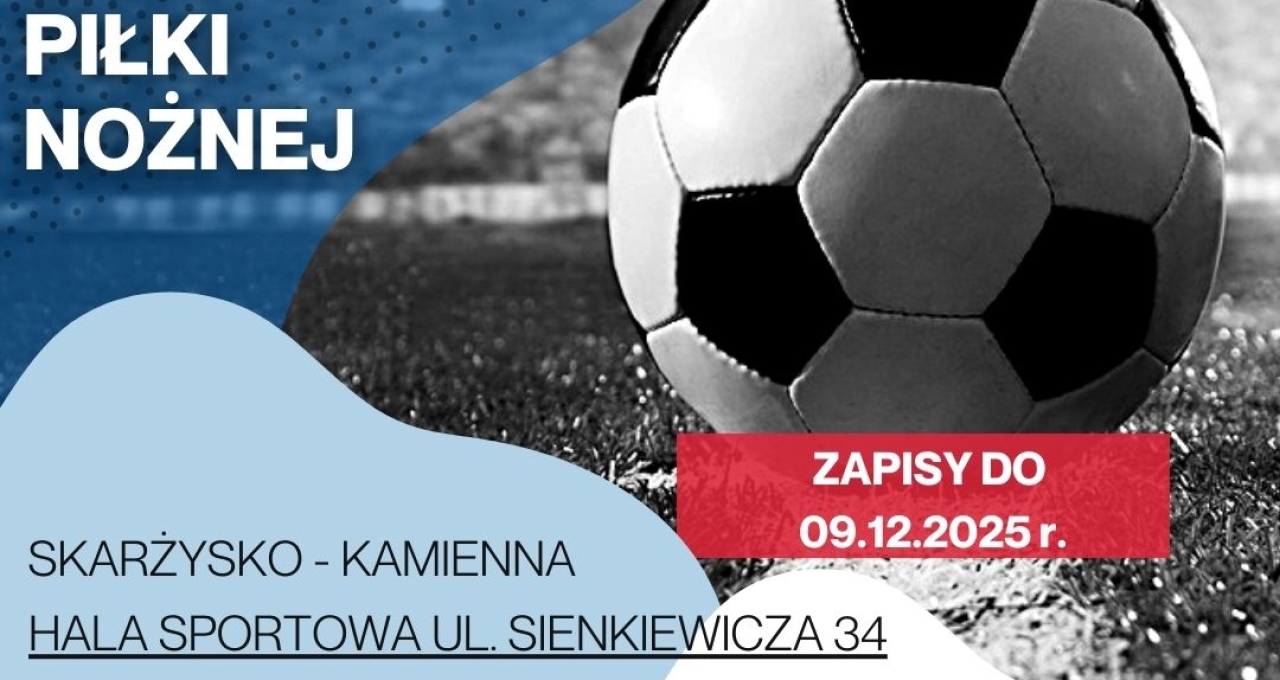 Zapisy do Halowej Amatorskiej Ligi Piłki Nożnej